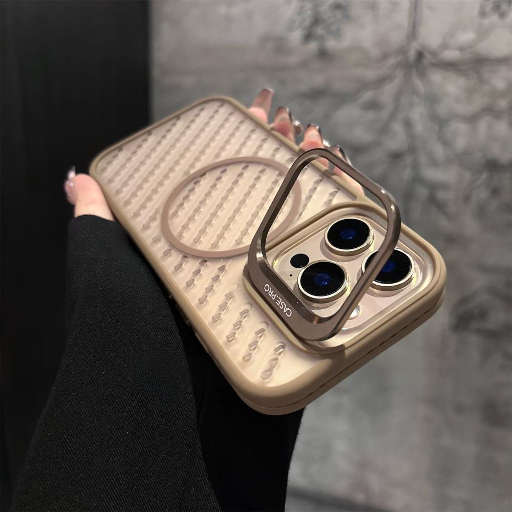 Breathable & Invisible Stand Case Cover for iPhone