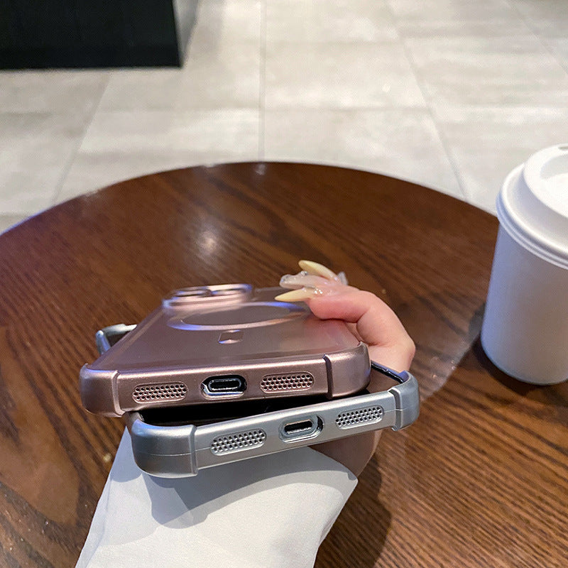 Metallic Magnetic Case Cover for iPhone