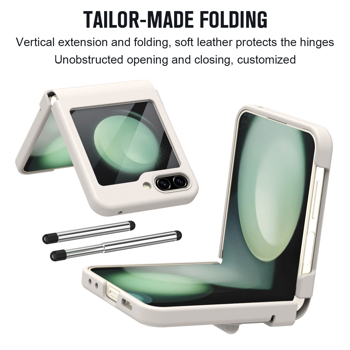 Suitable for Samsung Flip Series With Pen Slot & Complimentary Stylus Case
