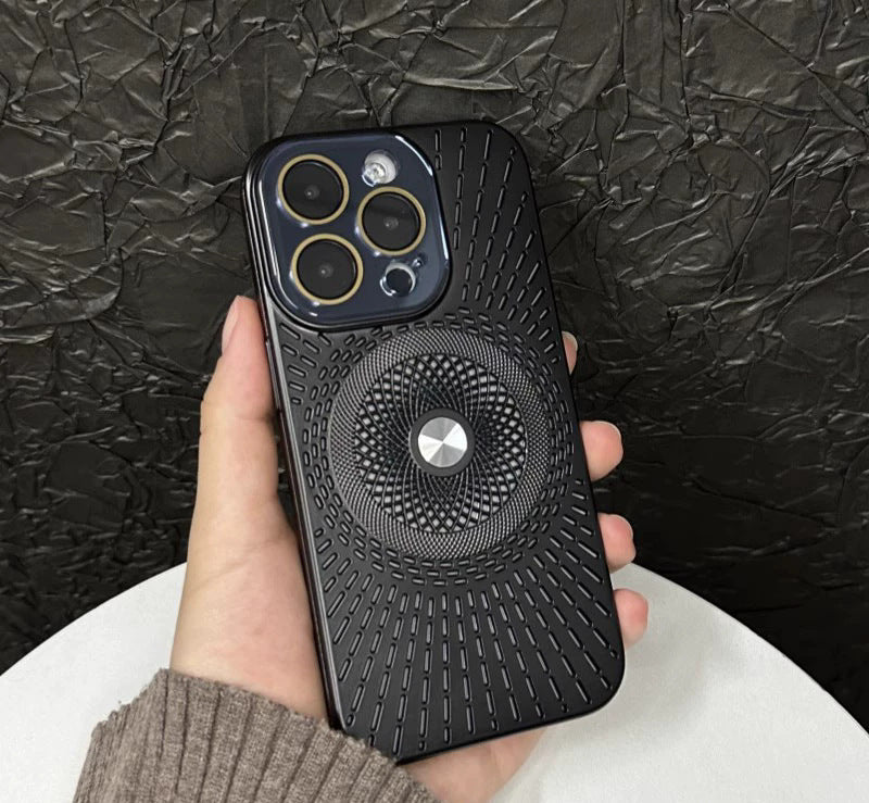 Cool Feeling Metal Cutout Case Cover for iPhone