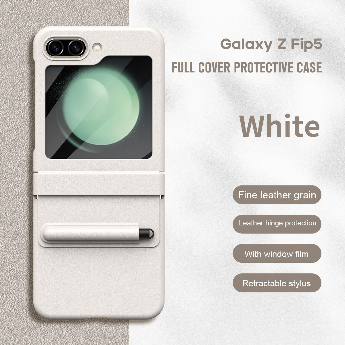 Suitable for Samsung Flip Series With Pen Slot & Complimentary Stylus Case