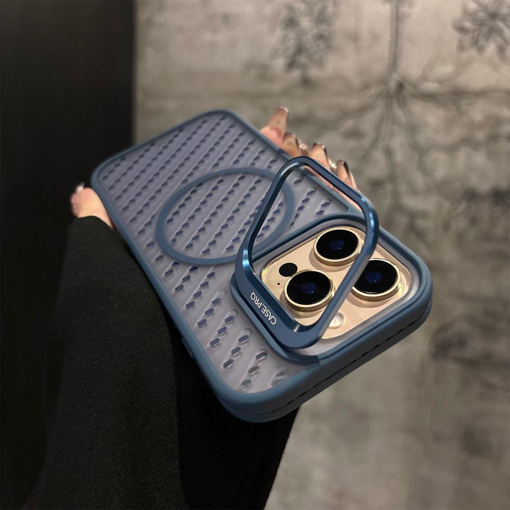 Breathable & Invisible Stand Case Cover for iPhone