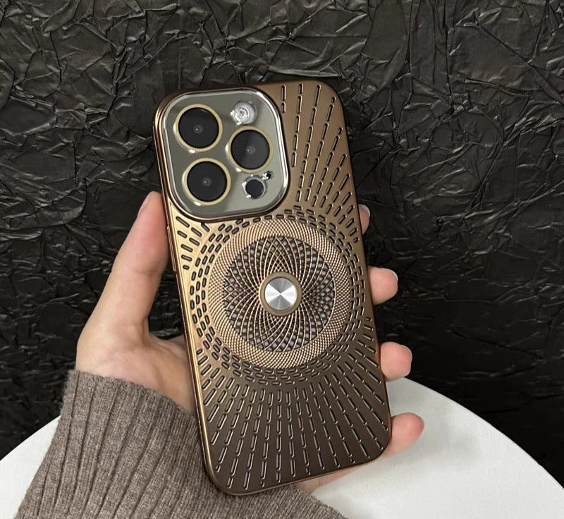 Cool Feeling Metal Cutout Case Cover for iPhone