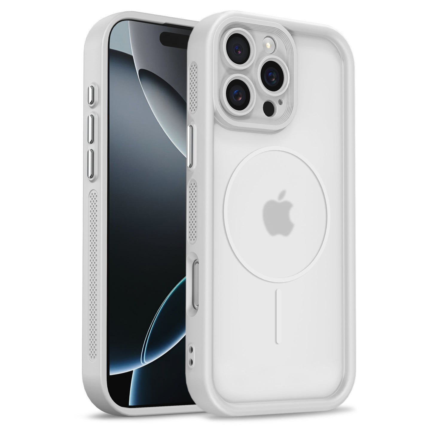 TPU+PC 2-in-1 Magnetic Protective Case Cover for iPhone
