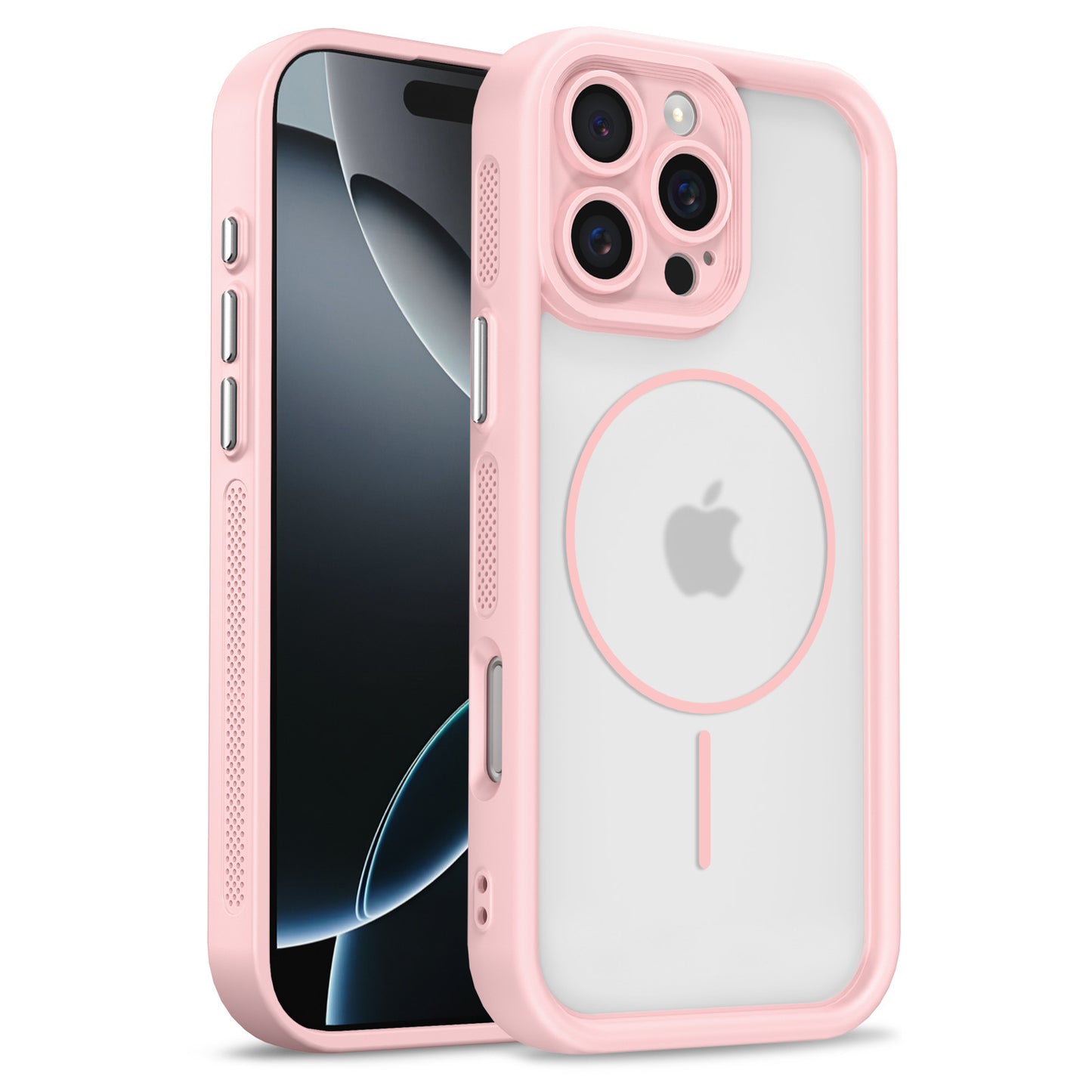 TPU+PC 2-in-1 Magnetic Protective Case Cover for iPhone