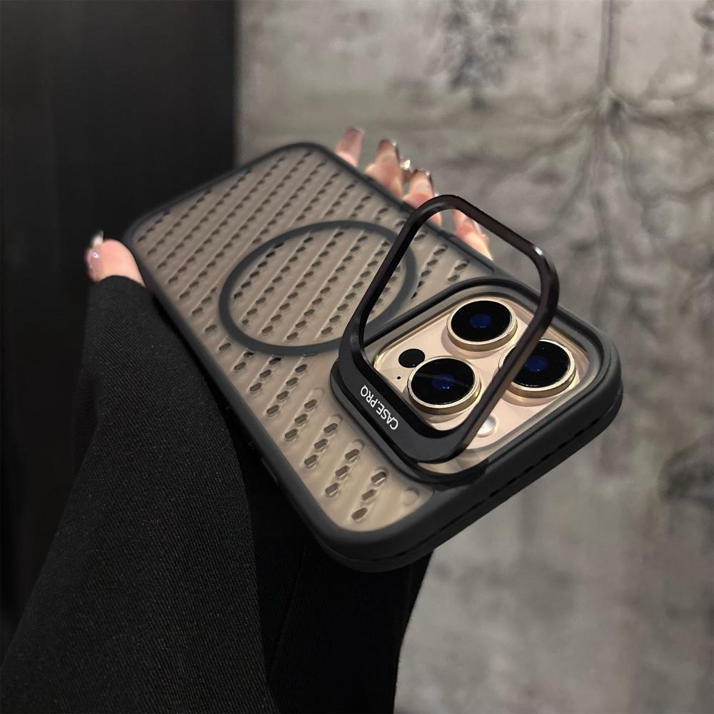 Breathable & Invisible Stand Case Cover for iPhone