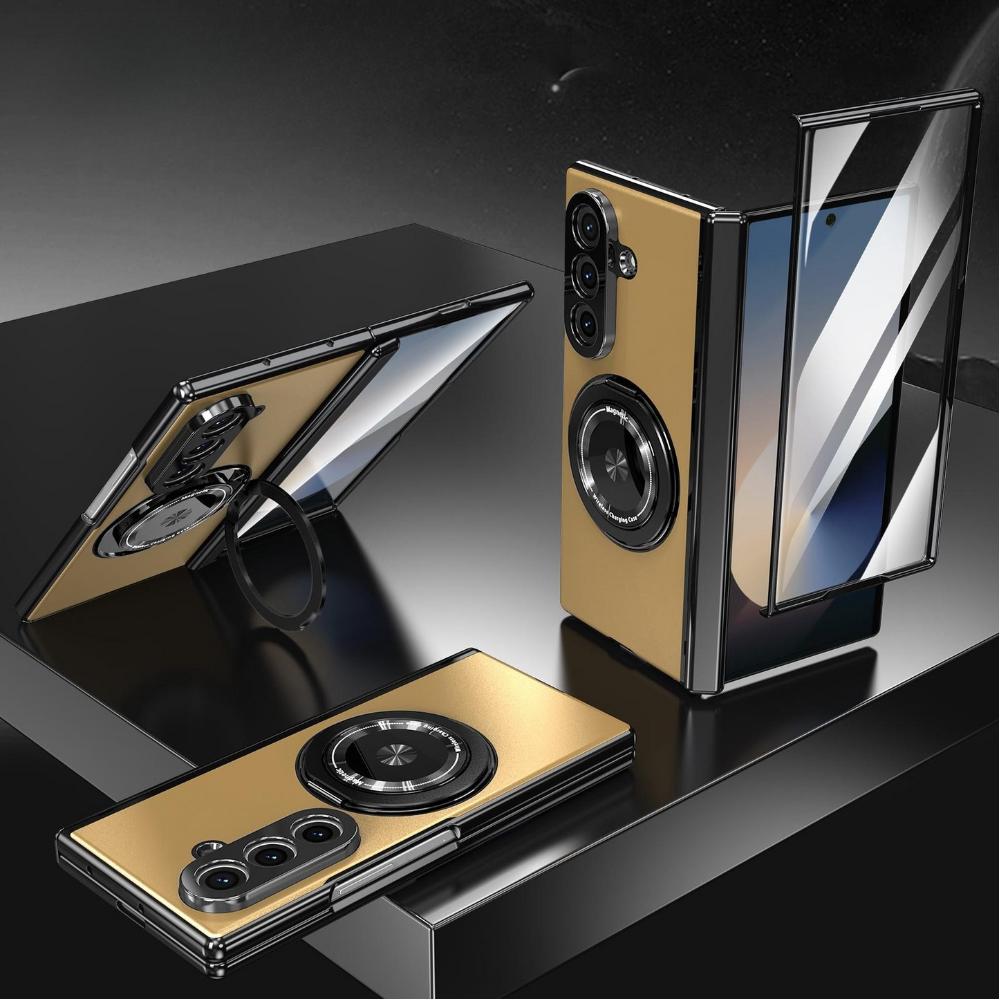Powerful Magnetic Holder Case Cover for Samsung Fold Series