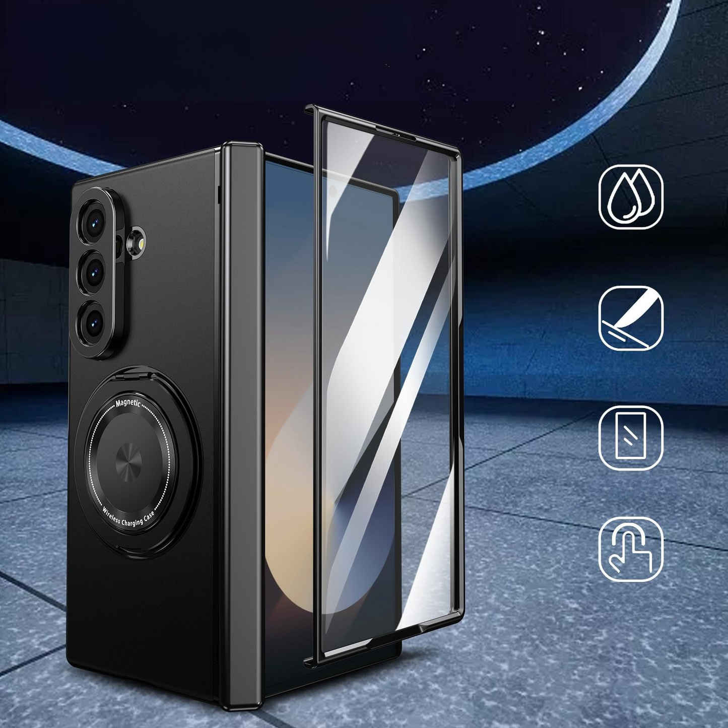 Powerful Magnetic Holder Case Cover for Samsung Fold Series