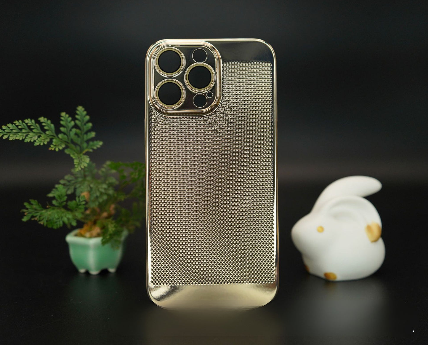Metal Breathable Mesh Case Cover for iPhone