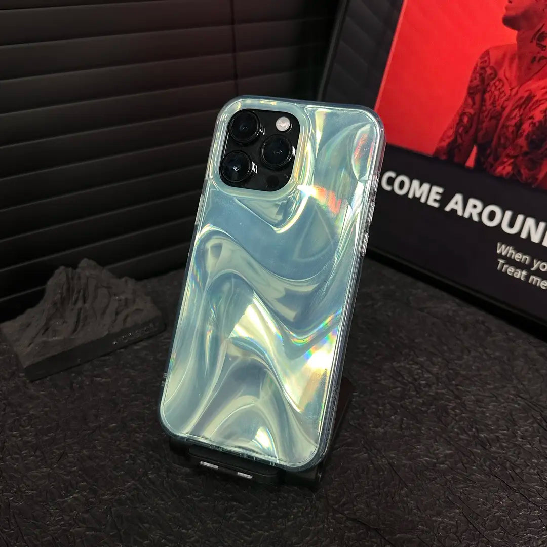 Gilded Silk Brocade Ink-Dyed Case Cover for iPhone