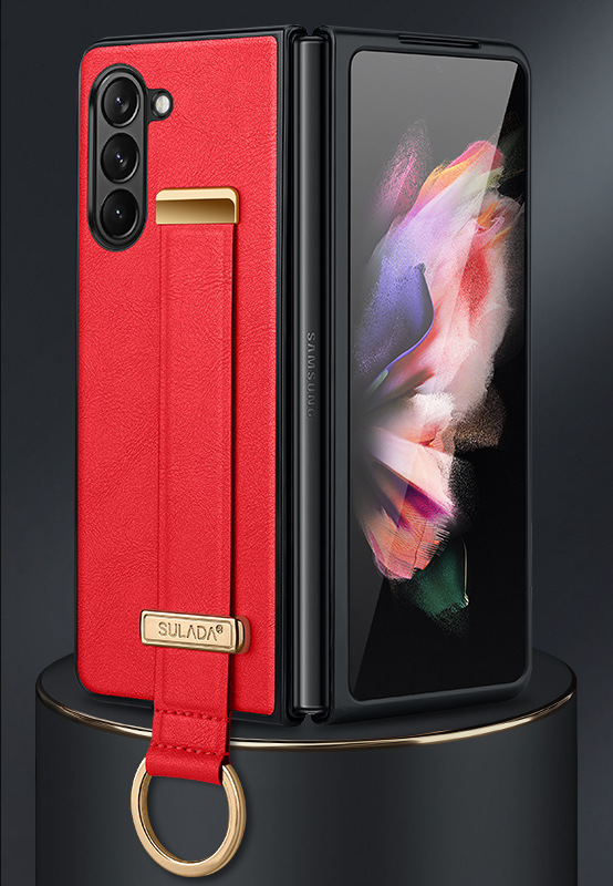 High-Grade Italian Calf Leather Case Cover for Samsung Fold Series
