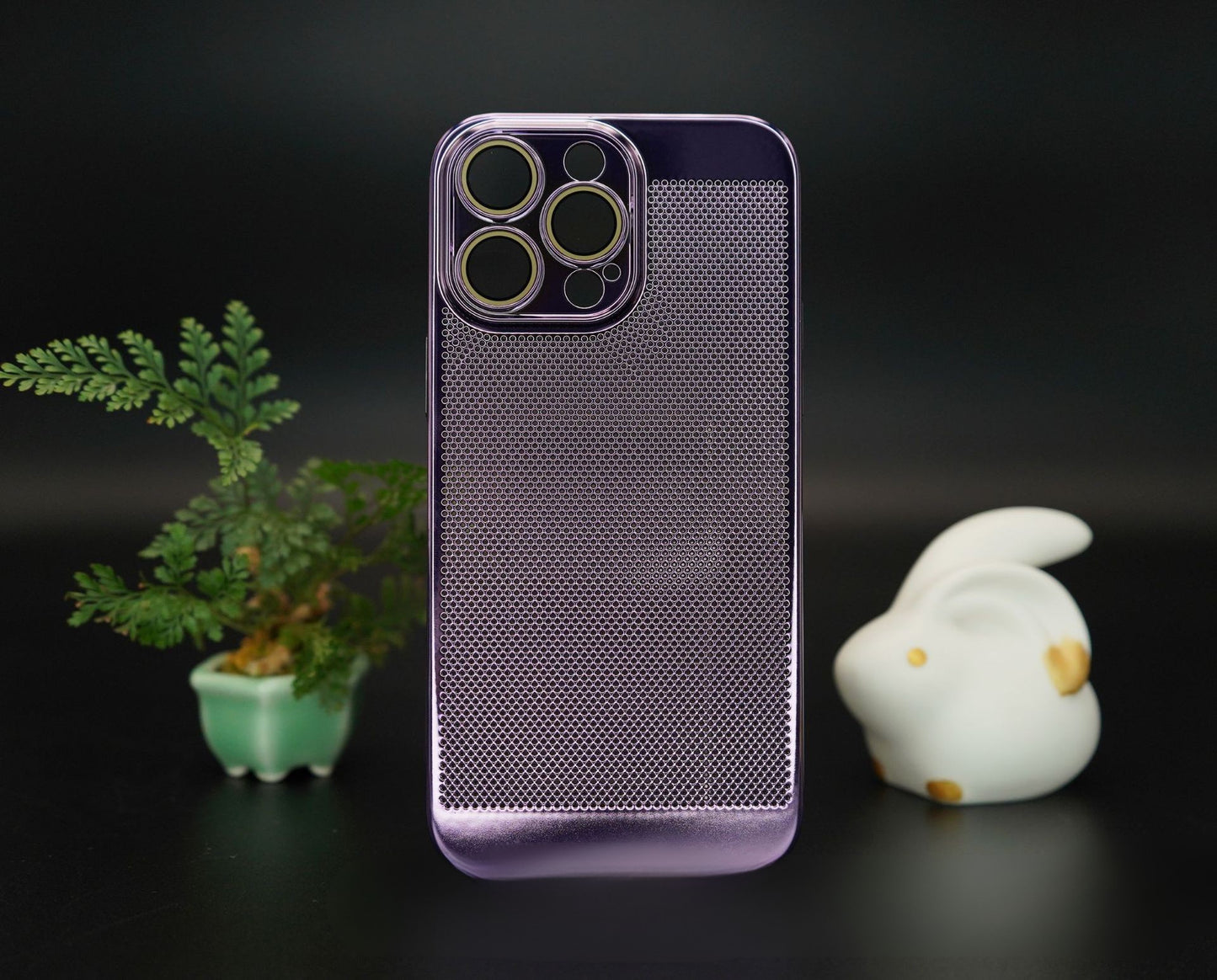 Metal Breathable Mesh Case Cover for iPhone