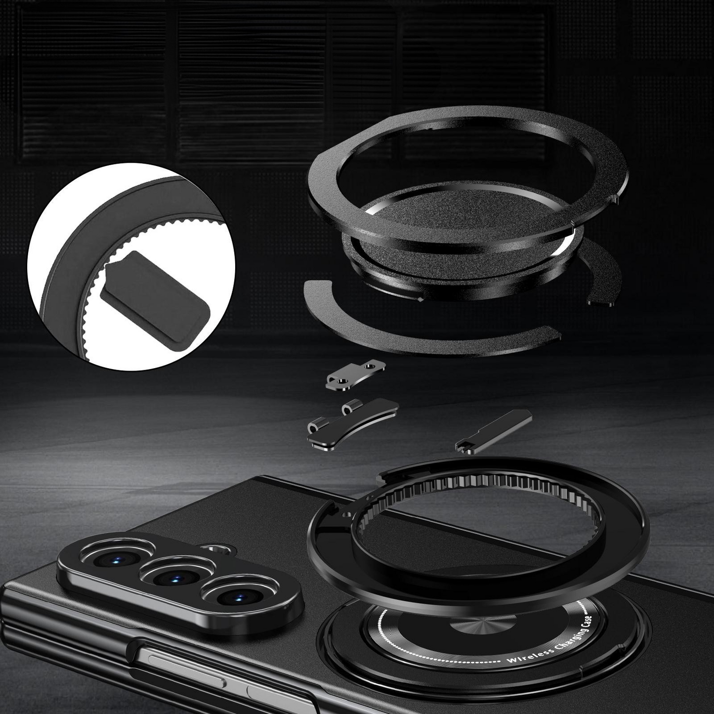 Powerful Magnetic Holder Case Cover for Samsung Fold Series