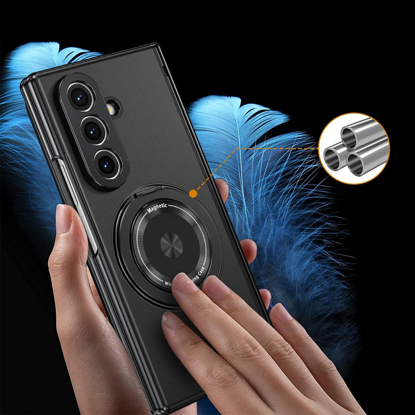 Powerful Magnetic Holder Case Cover for Samsung Fold Series