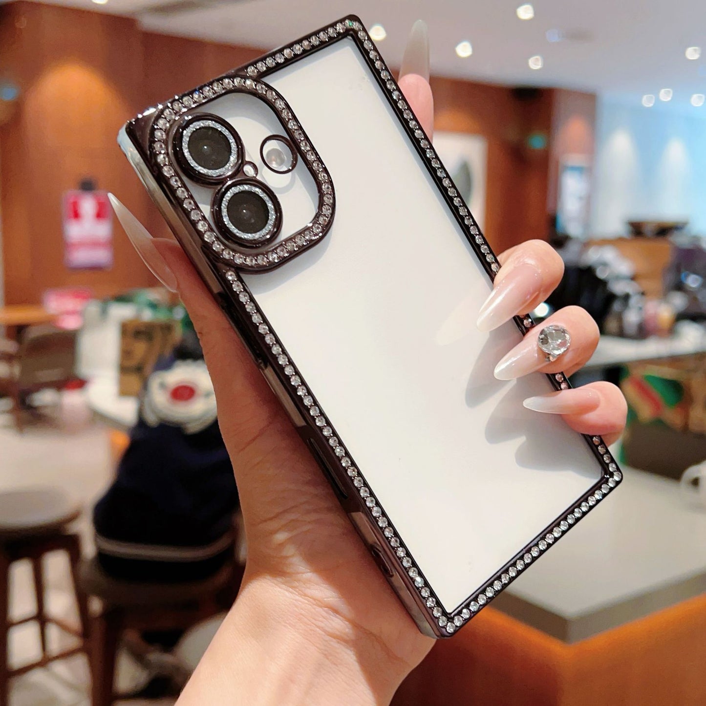 Luxury Diamond-Encrusted Case Cover for iPhone