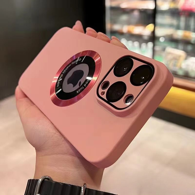 Creative Opening Frosted Soft Case Cover for iPhone