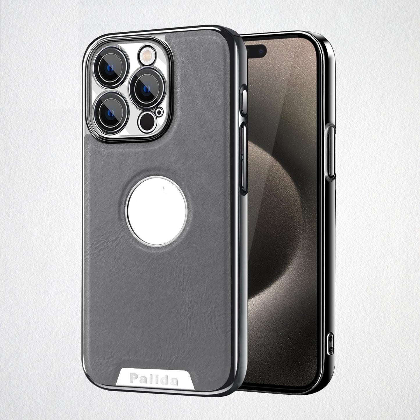 Calf Leather & Light Luxury Case Cover for iPhone
