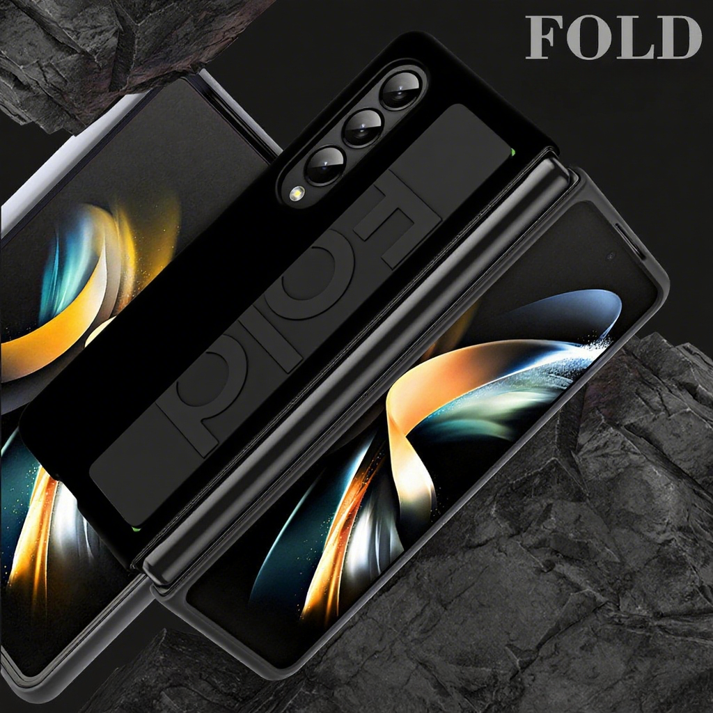 Frosted Case With Back Strap for Samsung Fold Series