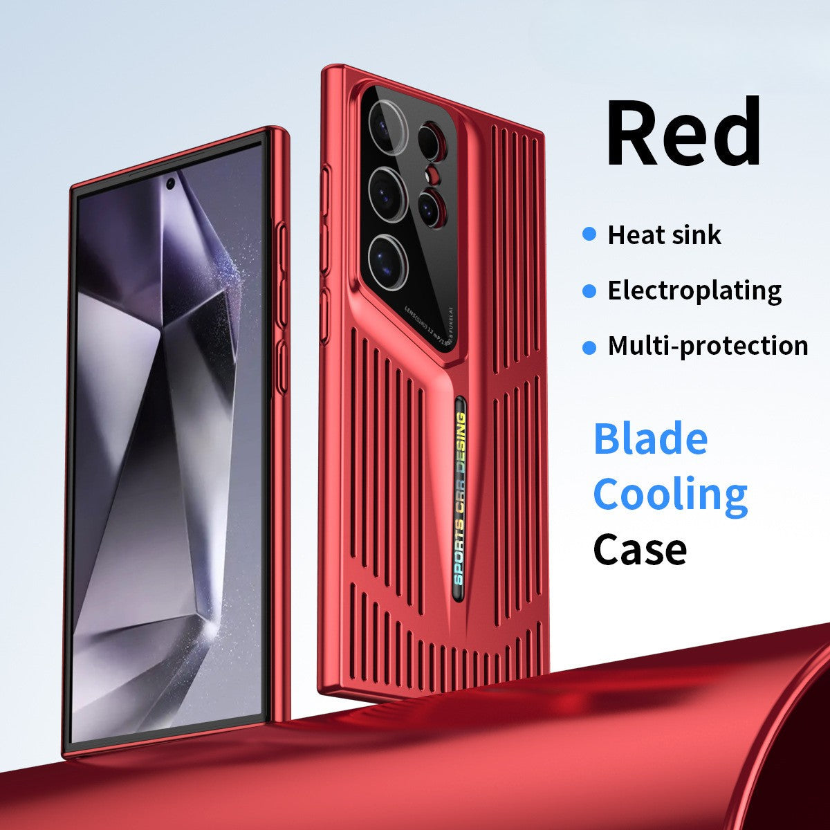 Blade Cooling Case Cover for Samsung S Series