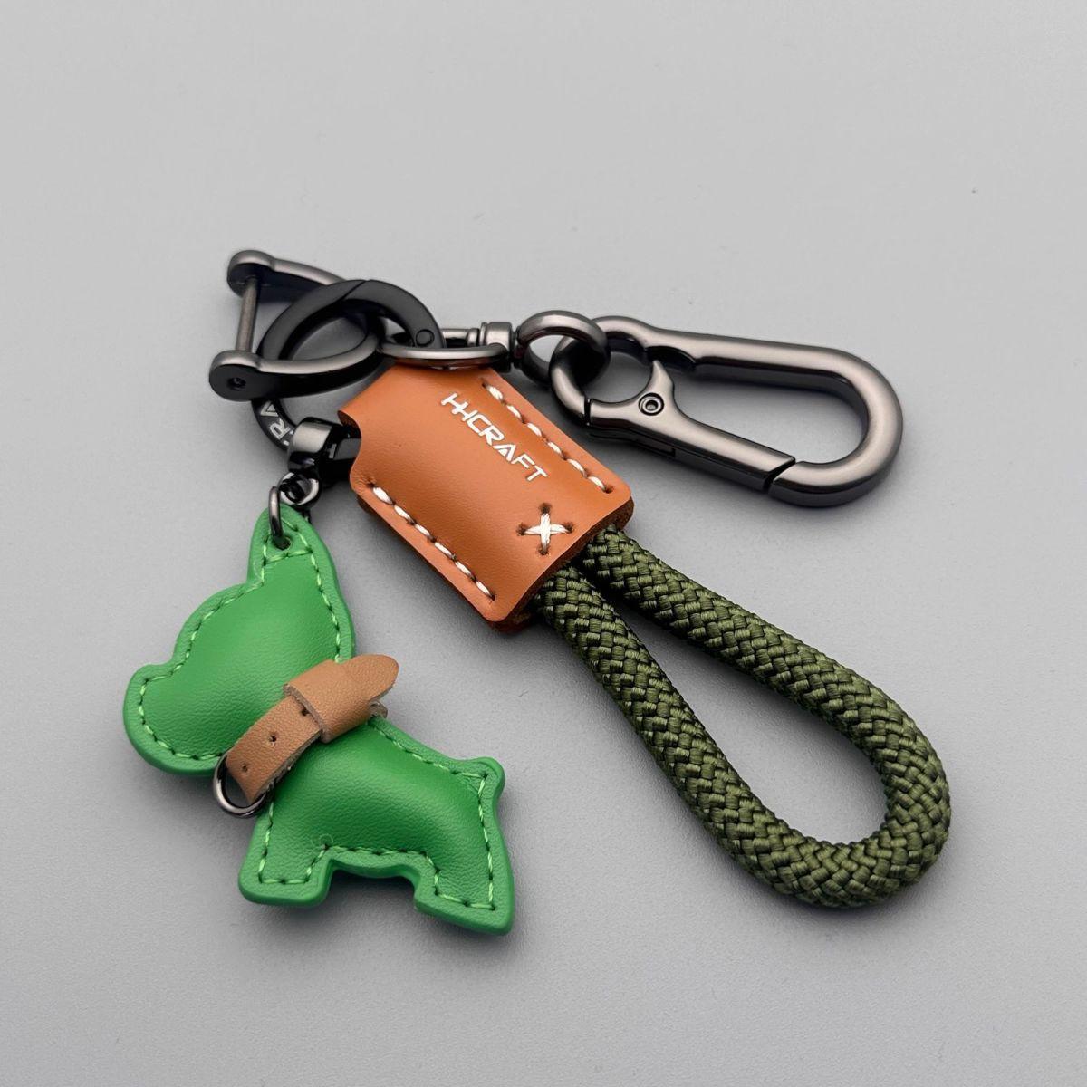 Leather Puppy Charm Paired with a Braided Bracelet-š„Second Item at 50% OFF