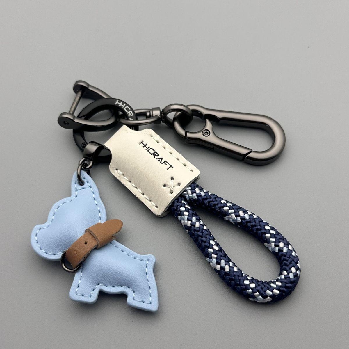 Leather Puppy Charm Paired with a Braided Bracelet-š„Second Item at 50% OFF