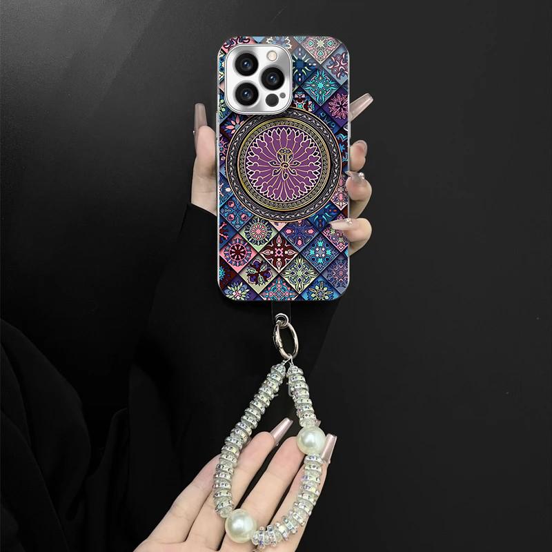 Purple-Toned Multicoloured Lotus Flower Case Cover for iPhone -🎁Buy 2 items 2nd get 50% off