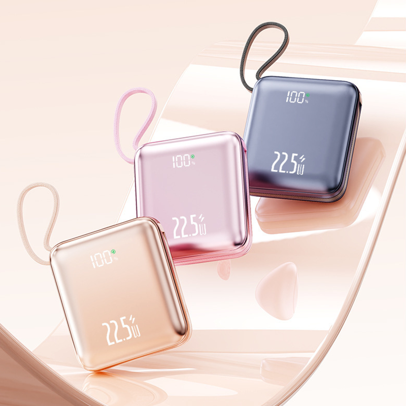 Portable Power Bank with Built-in Cables-🚀 Free Shipping 🚀
