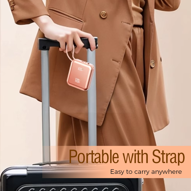 Portable Power Bank with Built-in Cables-🚀 Free Shipping 🚀