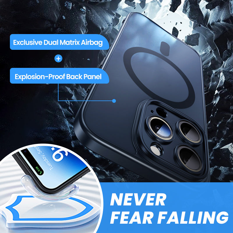 Translucent Shockproof Magnetic iPhone Case