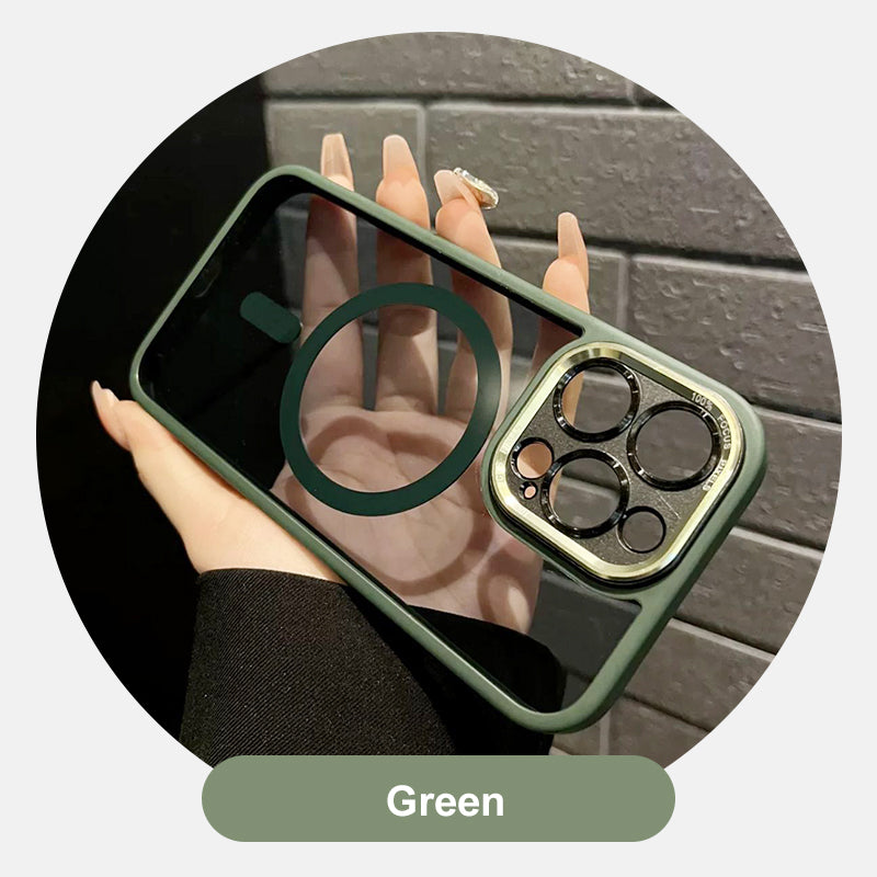 Translucent Shockproof Magnetic iPhone Case