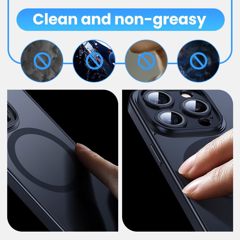 Translucent Shockproof Magnetic iPhone Case