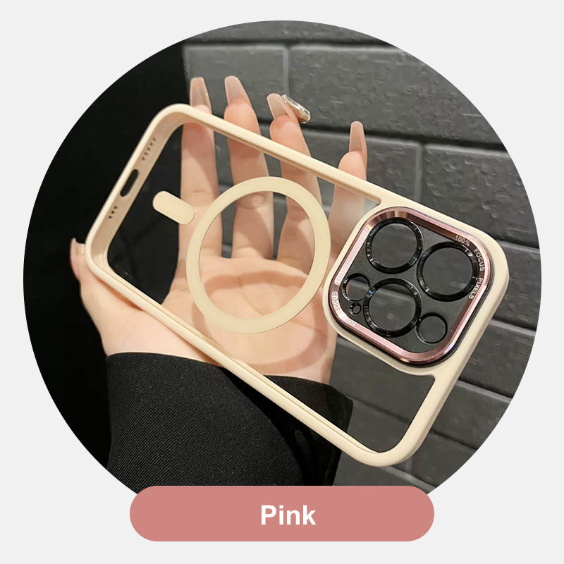 Translucent Shockproof Magnetic iPhone Case
