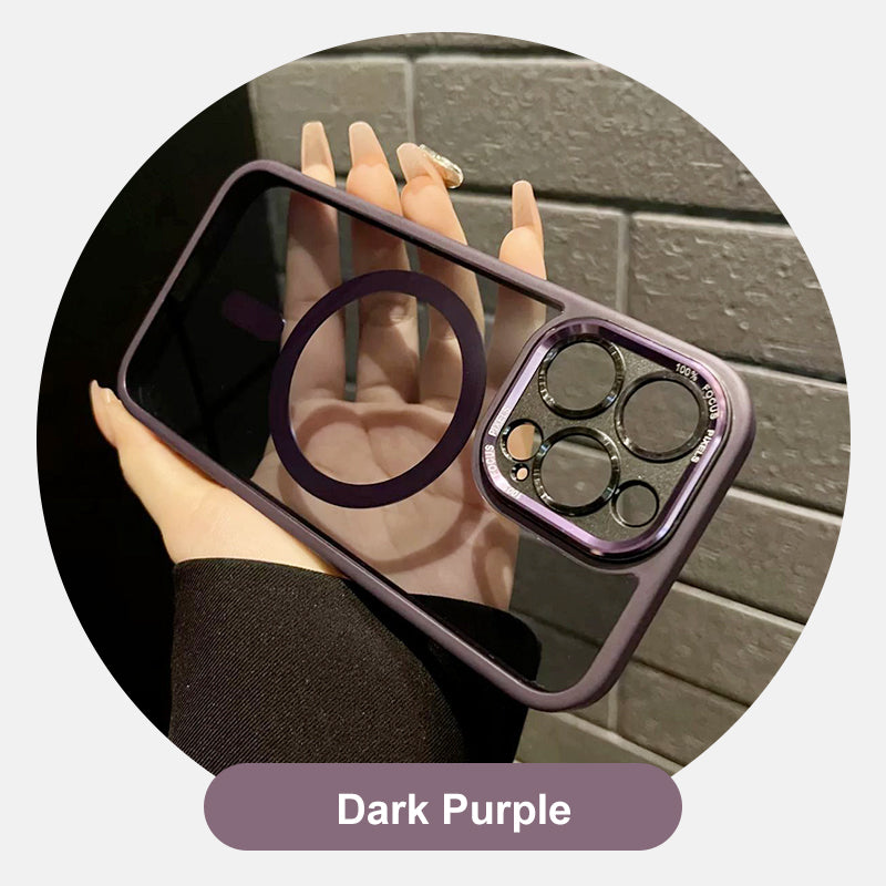 Translucent Shockproof Magnetic iPhone Case