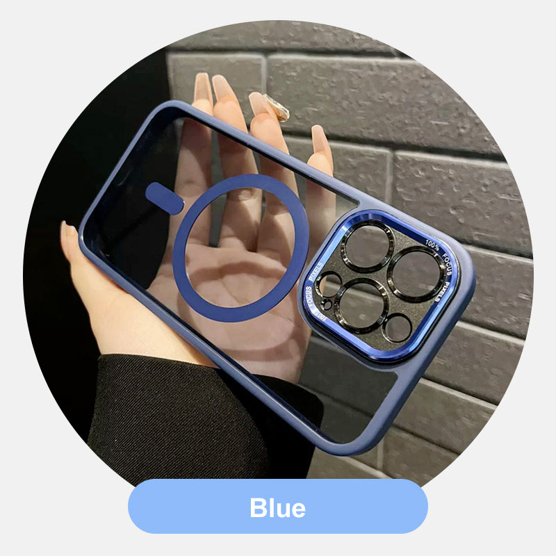 Translucent Shockproof Magnetic iPhone Case