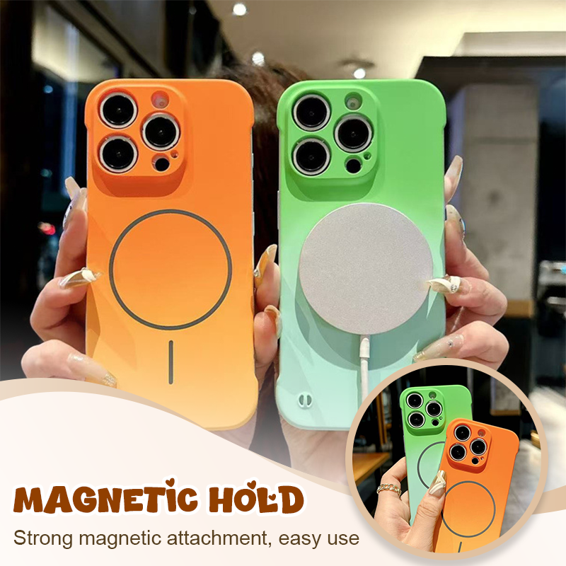 Magnetic Gradient Semi-Wrapped Phone Case