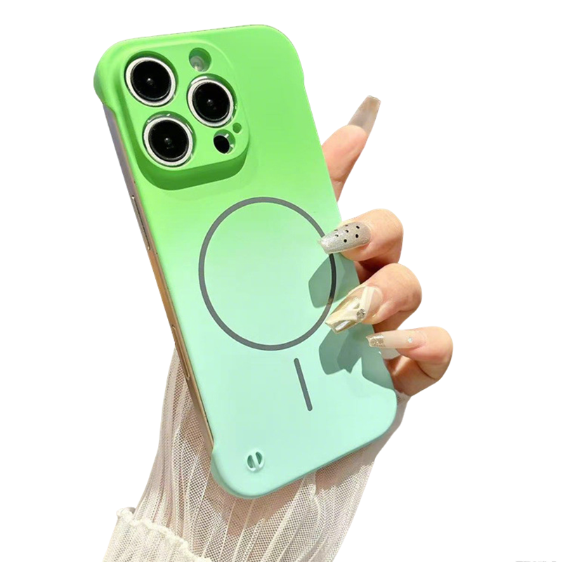 Magnetic Gradient Semi-Wrapped Phone Case