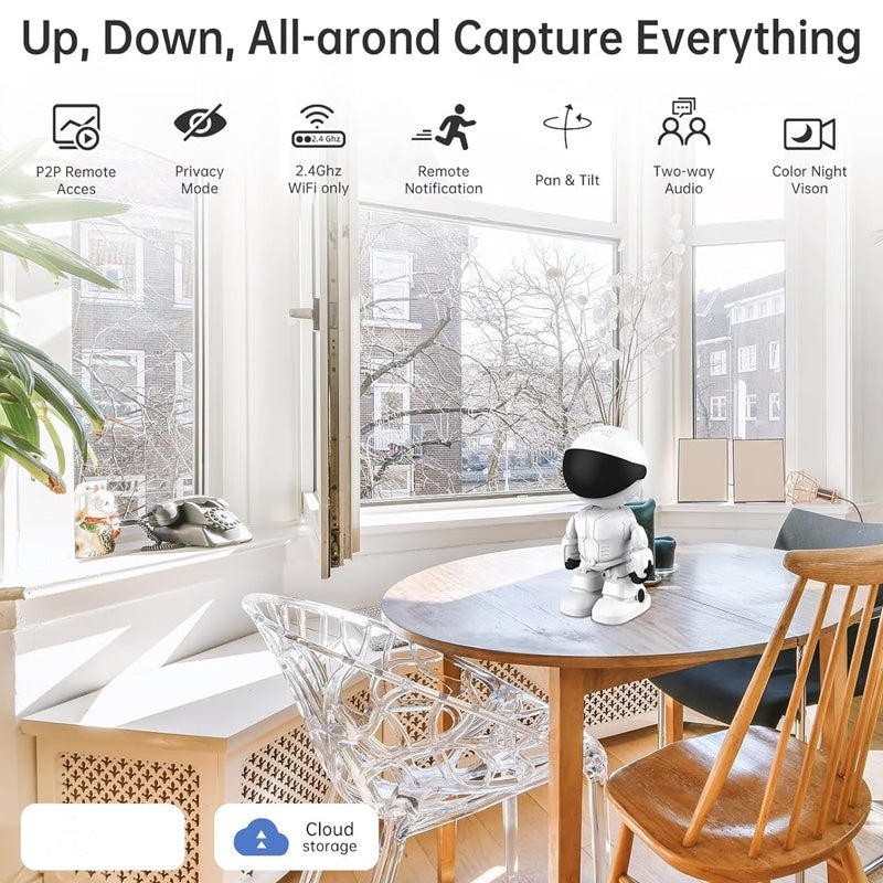Wireless Indoor Motion Detection Robot Camera - 🛬Limited-Time FREE SHIPPING offer🔥