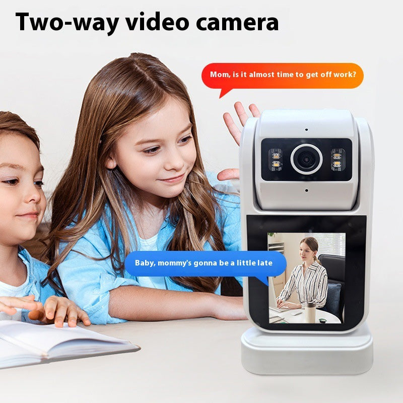 Home Security Camera with Speaker & Screen - ✈️ Order now enjoy free delivery ✈️