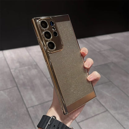 Metal Mesh Breathable Cooling Case Cover for Samsung S Series