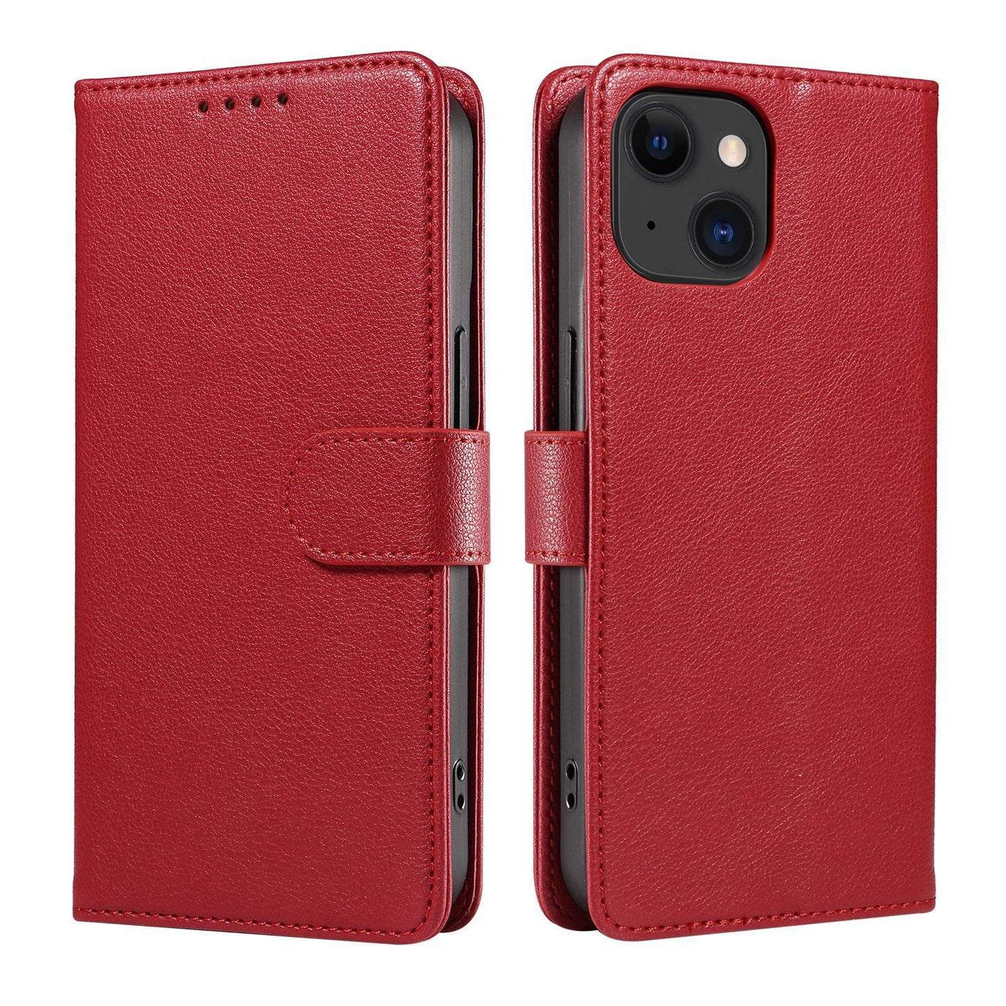 Classic Leather Flip  Cover Case for iPhone