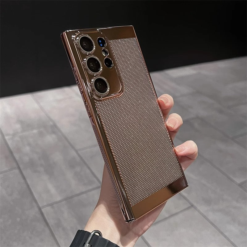 Metal Mesh Breathable Cooling Case Cover for Samsung S Series