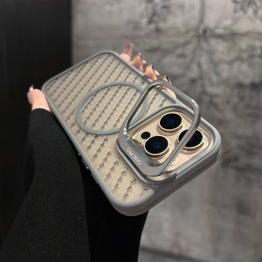 Breathable & Invisible Stand Case Cover for iPhone