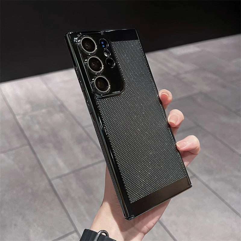 Metal Mesh Breathable Cooling Case Cover for Samsung S Series