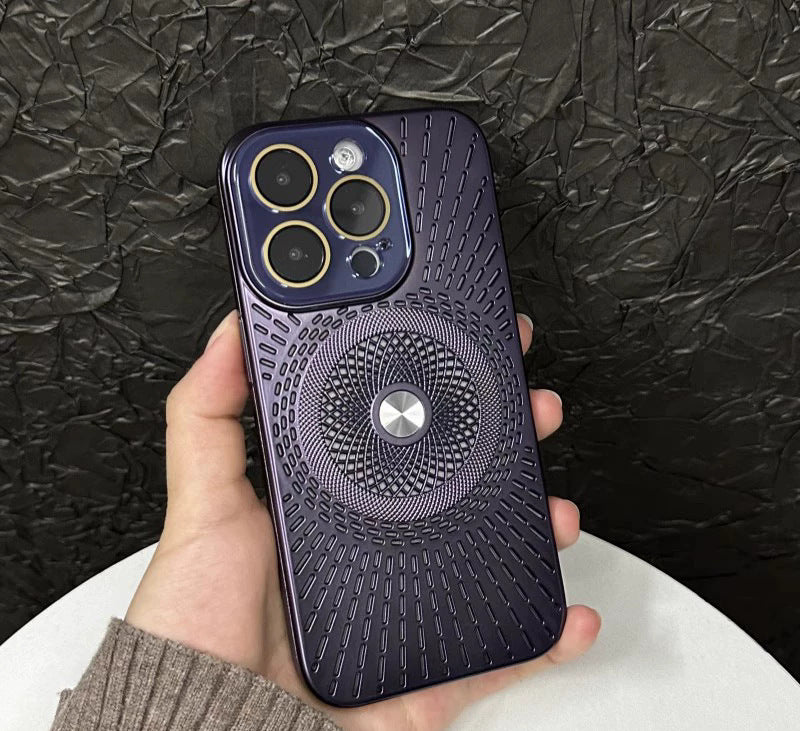 Cool Feeling Metal Cutout Case Cover for iPhone