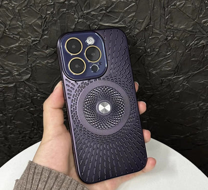 Cool Feeling Metal Cutout Case Cover for iPhone