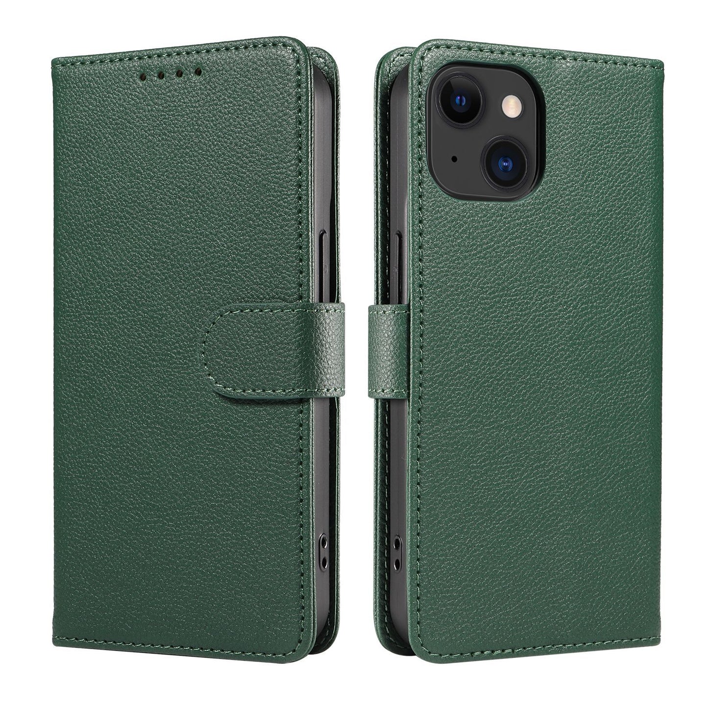 Classic Leather Flip  Cover Case for iPhone