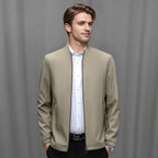 ✨Fliwos® Men's Standing Collar Zipper Casual Jacket