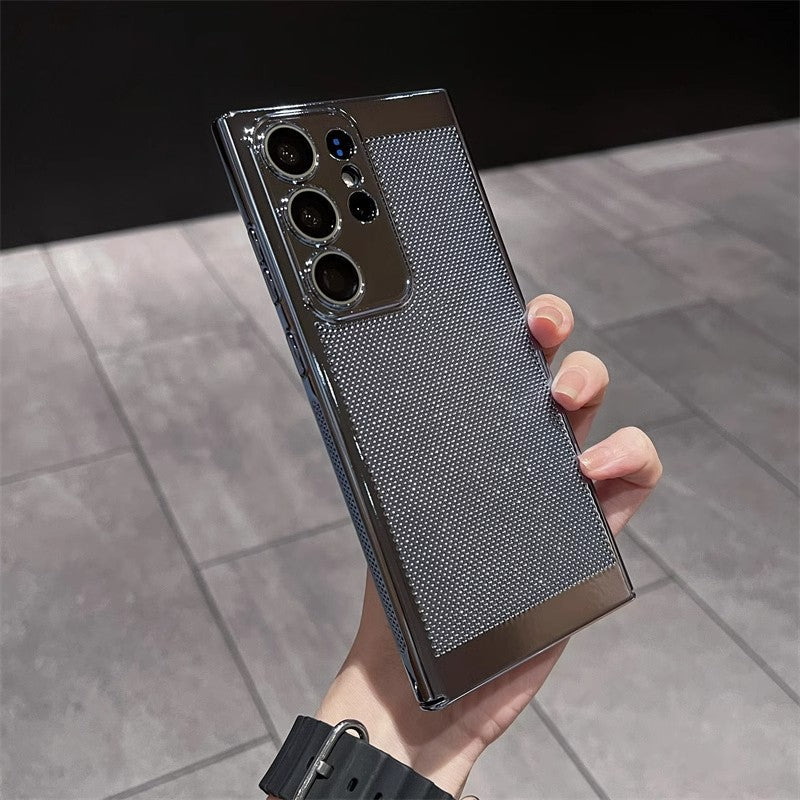 Metal Mesh Breathable Cooling Case Cover for Samsung S Series