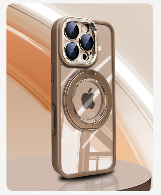 Durable Acrylic Plate & Detachable Lens Frame  Case Cover for iPhone