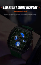 🔥LED Backlight+Stopwatch Technique🔥Multi-Function Sport & Casual Digital Watch